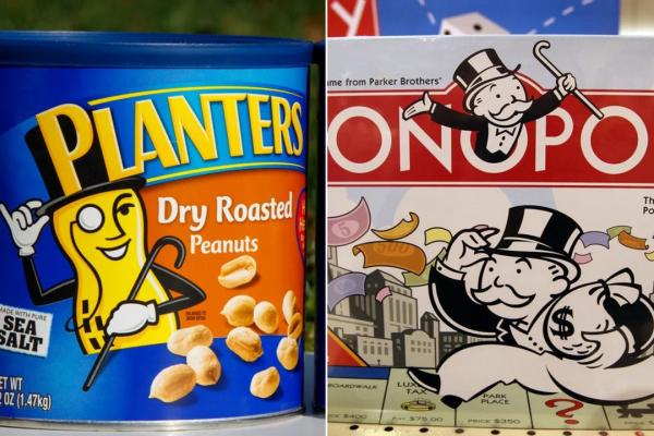 Mr. Peanut and Monopoly game